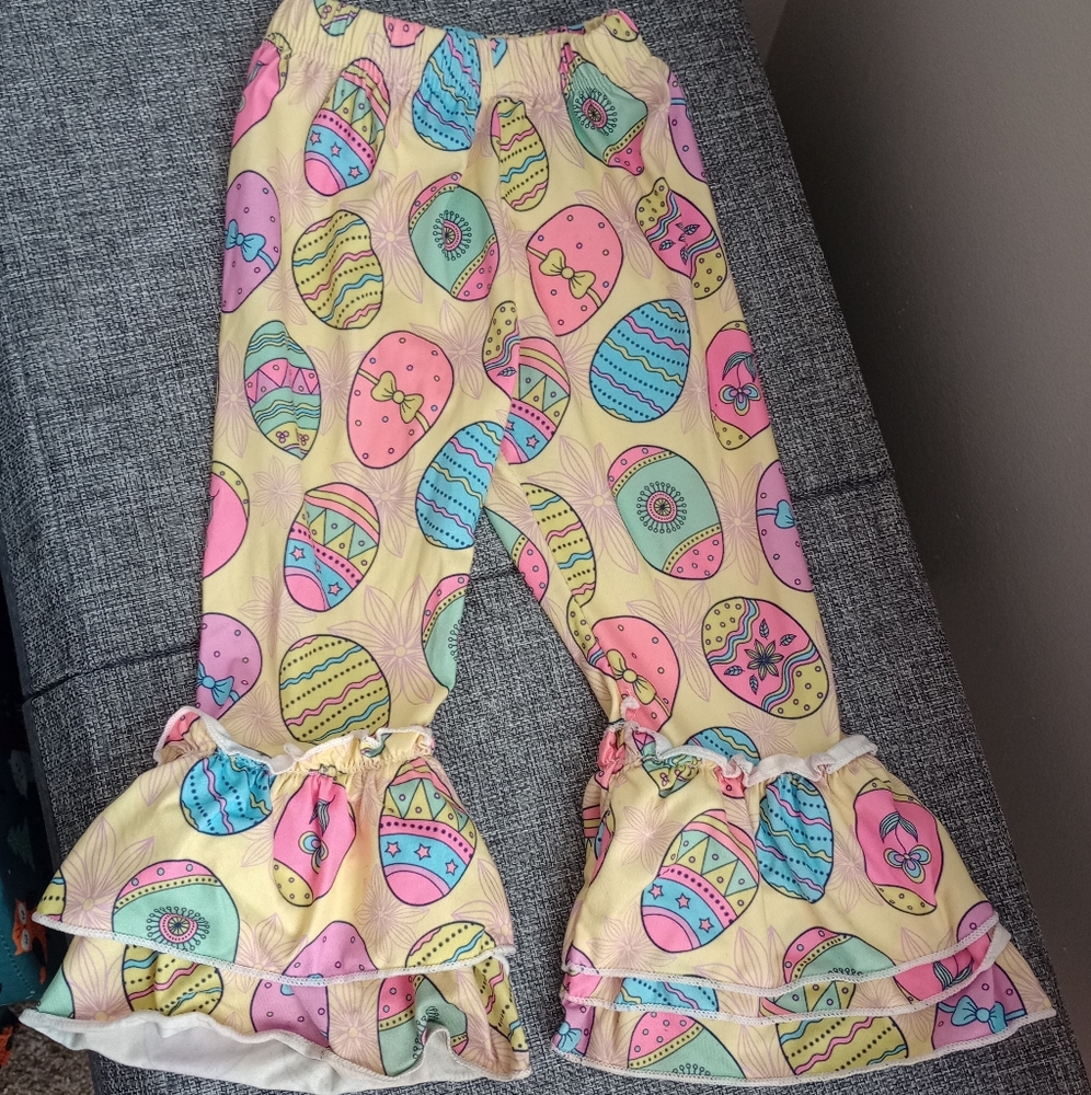 Baby girl Easter bell bottoms